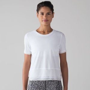 lululemon athletica White Short Sleeve Top